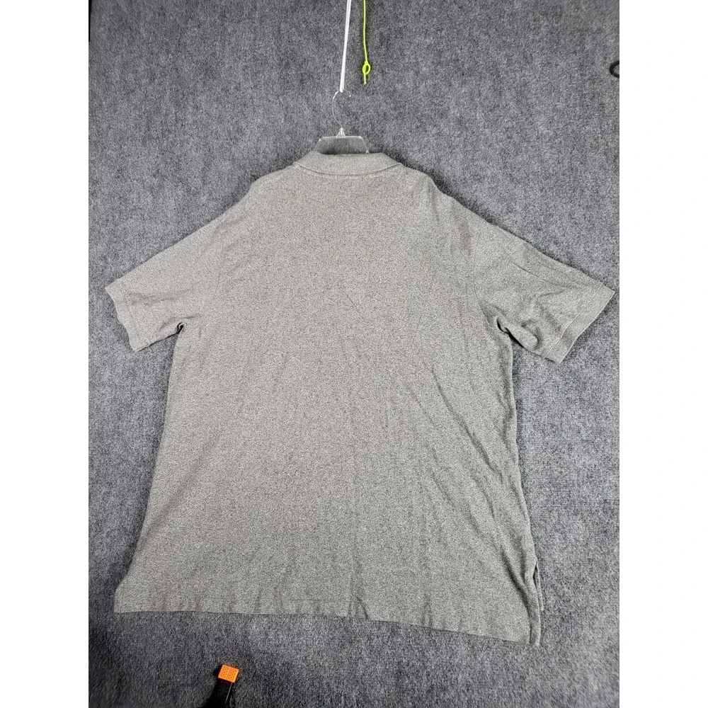 Polo Ralph Lauren Mens 2XB Polo‎ Shirt Gray Short Sleeve Big Tall Red Pony Logo